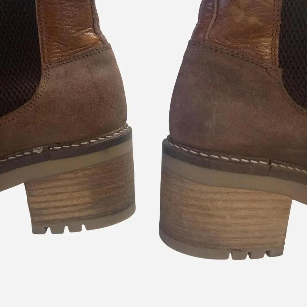 Bullboxer Jessy 2 Leather Chelsea Boots Women's Size 8